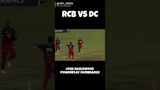 Josh Hazlewood Powerplay Dominance 🔥 | RCB’s Pace Monster in IPL 👑