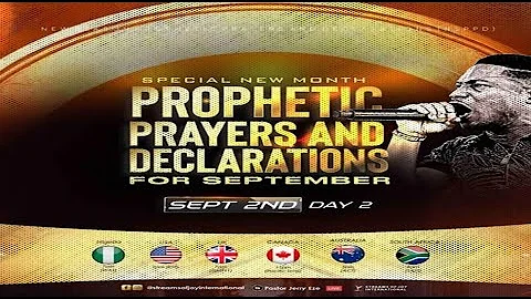 SEPTEMBER SPECIAL NEW MONTH PROPHETIC PRAYERS || NSPPD || 2ND SEPTEMBER 2025