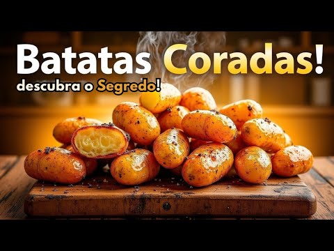 🔥 BATATAS CORADAS CROCANTES: O SEGREDO PARA FICAREM PERFEITAS! 🍽️😋