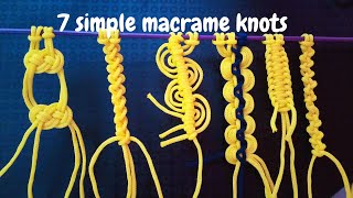 Celebrity These 7 Basic Macrame Knots are beginner friendly and easy to understand! Wealth