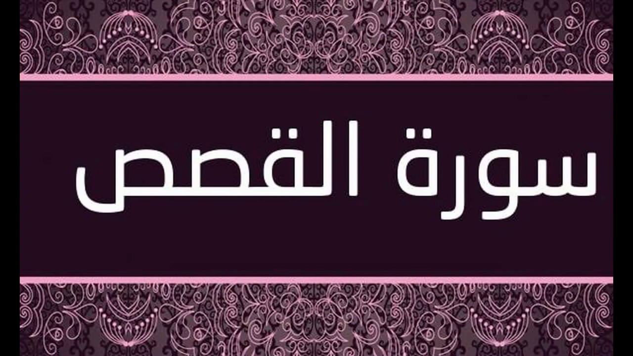 تفسير سورة القصص - العبرة من القصص في القرآن والسنة - المحدث عمر بن محمد فلاتة رحمه الله