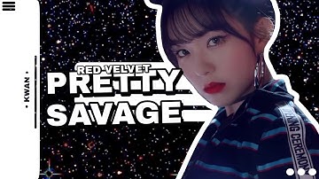 [Request #6] RED VELVET - PRETTY SAVAGE (HOW WOULD - LINE DISTRIBUTION) • Kwan