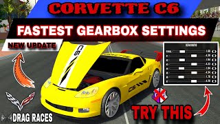 CORVETTE C6 FASTEST GEARBOX SETTINGS IN CAR PARKING MULTIPLAYER