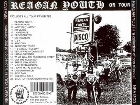 Punk music video thumbnail preview for Reagan Youth - Queen Babylon