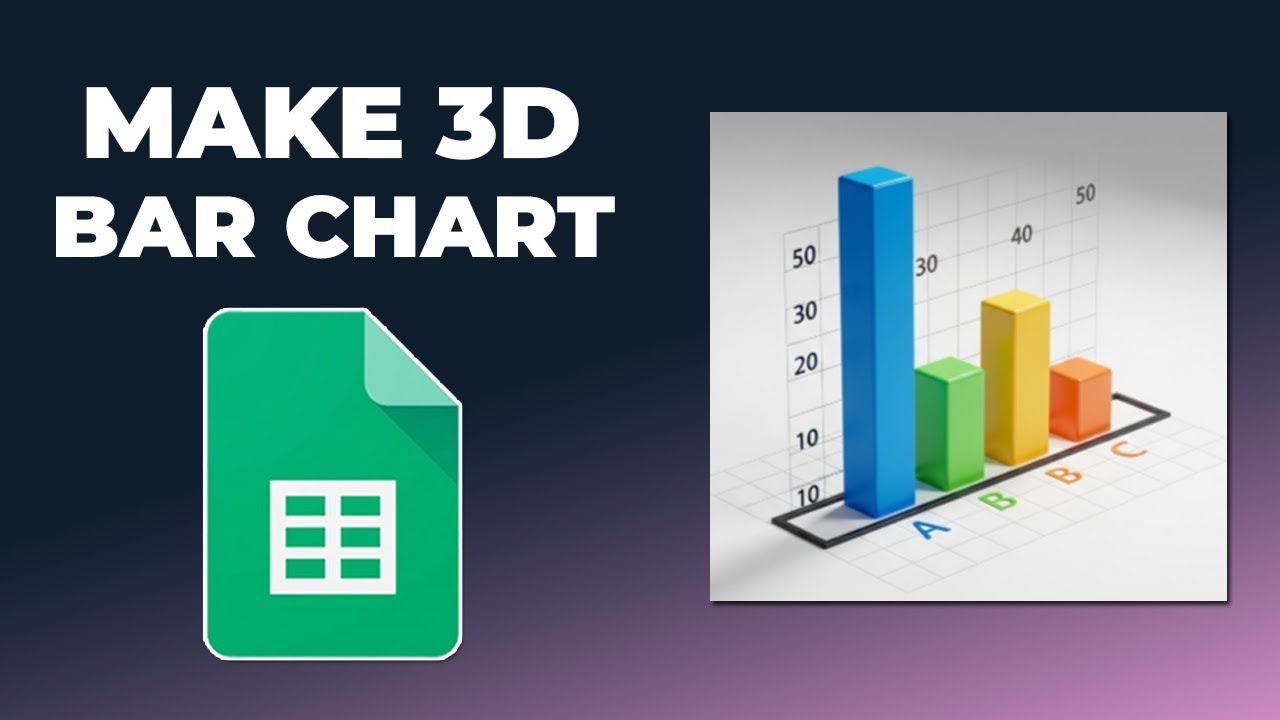 Как создать 3D-столбчатую диаграмму в Google Таблицах