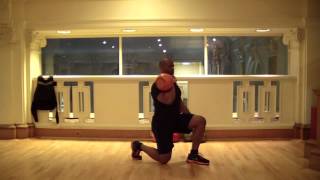 KB Offset Lunge