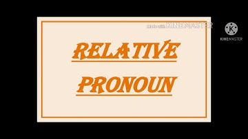 Std. 7th / Sub. English grammar / Chapter no. 29 / Relative Pronoun