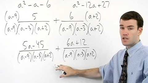 Adding Rational Expressions | MathHelp.com