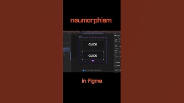 How to Make a Neumorphism Button in Figma | 60-Second Tutorial