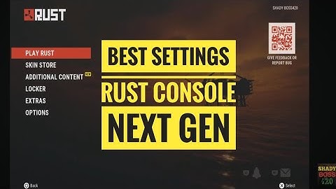 Best Controller settings for Rust Console NEXT GEN (Ps5/Xbox Series X)