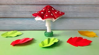 Гриб мухомор своими руками - поделка из фоамирана / Mushroom /DIY