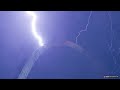 Gateway Arch struck by lightning THREE TIMES during insane storm: 1500 FPS slow motion!