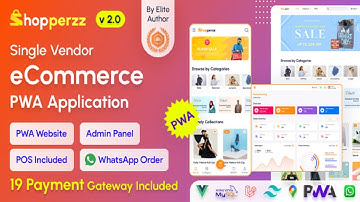 Shopperzz PWA eCommerce CMS with POS  WhatsApp Ordering