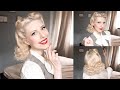 Victory Rolls ll 1940s Inspired Hairstyle ll Vintage Brush Out Tutorial