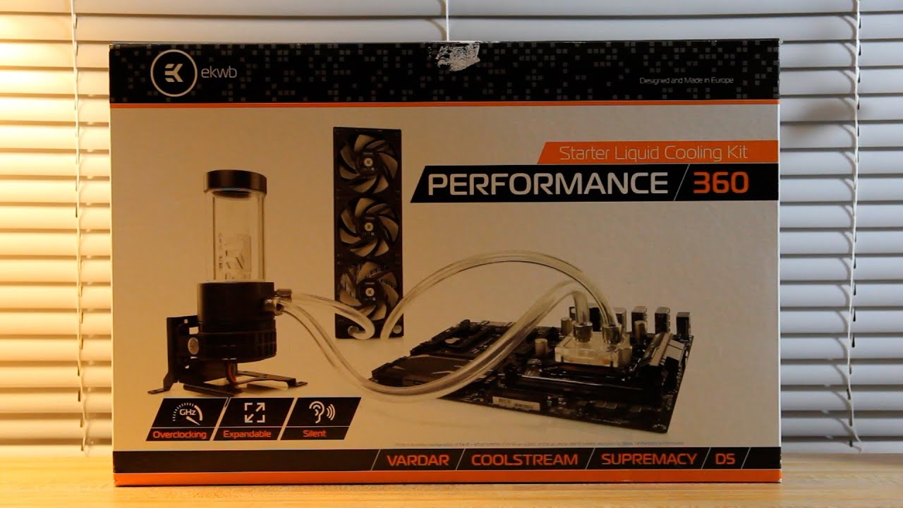 EKWB Performance 360 Starter Liquid Cooling Kit Threadripper 1950x Build (Part 2/7) YouTube