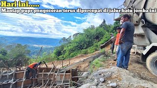 Download Lagu Hari ini‼️Mantap pupr pengecoran terus dipercepat di jalur batu jomba ini MP3