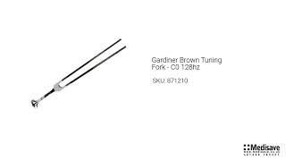 Gardiner Brown Tuning Fork C0 128hz 871210