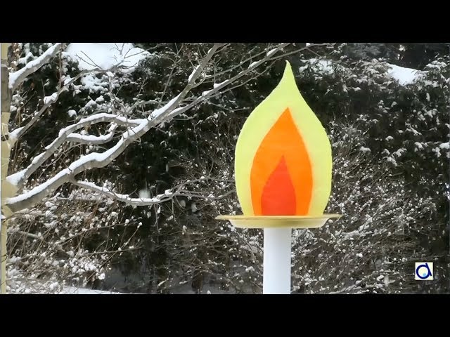 Jeux Olympiques : création de la flamme olympique - bricolage facile à  réaliser — Je suis une maman