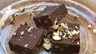 Čokoladni Fudge| Pripremite Ukusnu Poslasticu Za Samo 10 Minuta|Chocolate Fudge