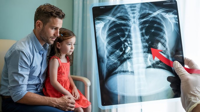 Girl Acts Nervous Around Father in Waiting Area, Doctor Takes X-Ray and Calls  911 Immediately! - YouTube