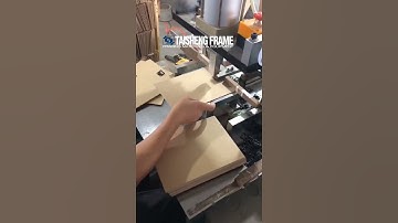 TS-J47 hinge hook automatic install machine for #pictureframing picture production line #picturehook