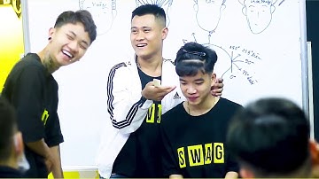 Dạy cắt tóc nam " chi tiết " Phần 1 - học viện tóc nam Phong BvB