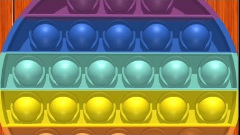 Pop it fidget 3D Gameplay ! Very relaxing and satisfying All Levels Gameplay Walkthrough Android iOS