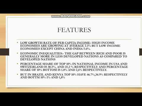 features of economic growth