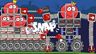 Красный Шарик - RED BALL 4 - в игре BAD PIGGIES - Плохие Свинки !  от Спуди !
