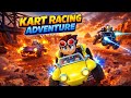 Insane🚗💨 Yellow Kart Desert Battle 🔥 | Ultimate Kart Racing Adventure🔥