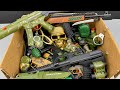 Parcel Of Military Weapons, Military Equipment, Skeleton Mask, Kanas, Shotgun And Kalashnikov AK-47