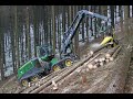 🌲John Deere 1270G • steiles Gelände • Forstbetrieb Klotz • Part-1 • Harvester🌲