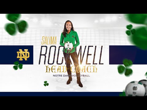 NDvolleyball Introducing NEW Head Volleyball Coach Salima Rockwell