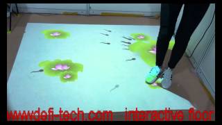 interactive floor tadpole effect