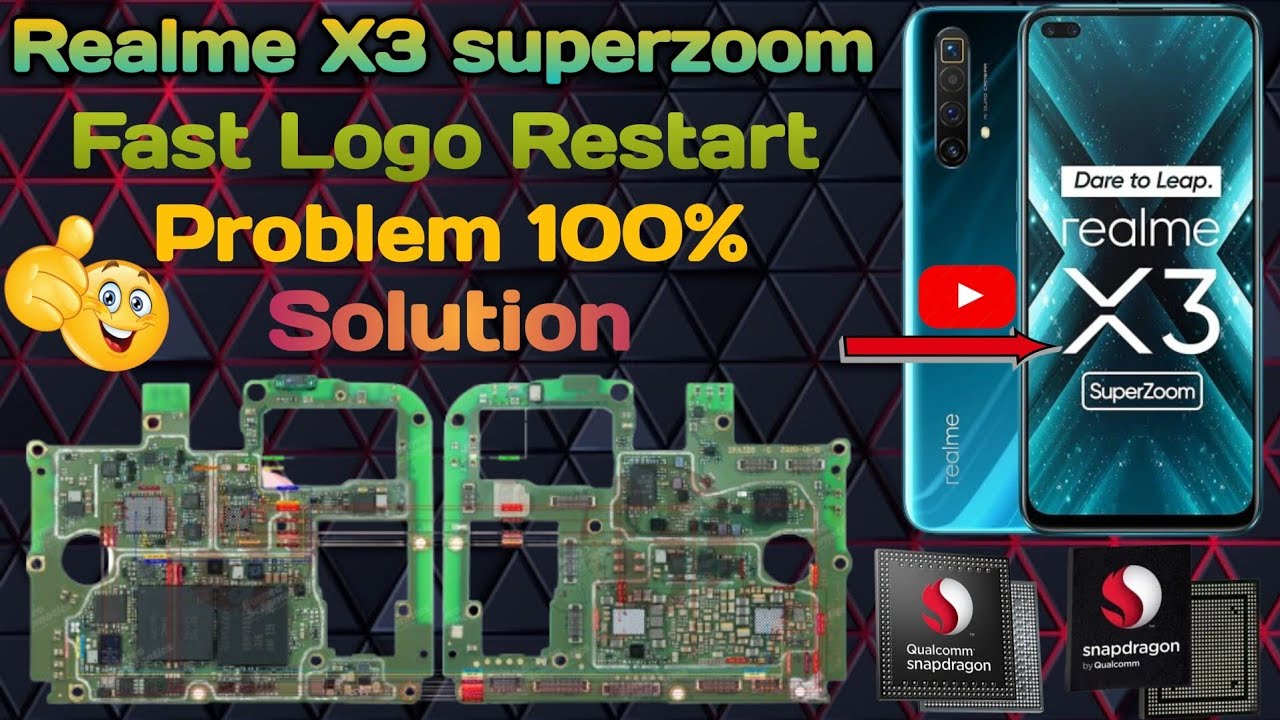 Realme X3 Superzoom logo Restart Problem 100% solution 