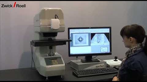 Micro Vickers hardness tester   Mikro Vickers Härteprüfer ZHVμ