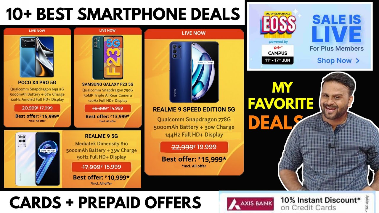 10+ BEST SMARTPHONE DEALS IN FLIPKART END OF SEASON SALE FLILKART