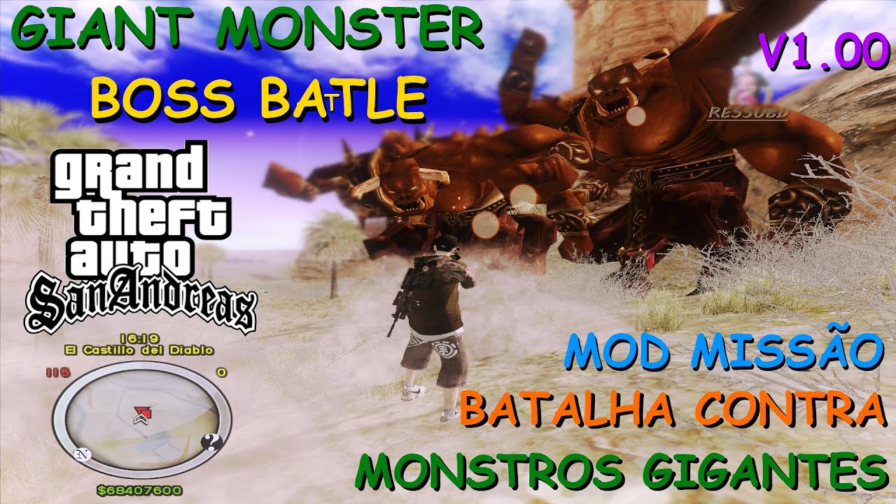 GTA SAN ANDREAS - #MISSÃO = MONSTRO 