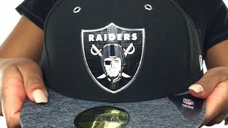 Raiders '2016 MONOCHROME NFL DRAFT' Fitted Hat by New Era