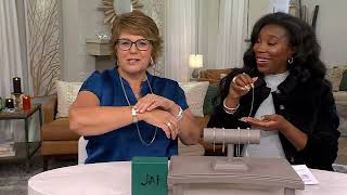 JAI Sterling Silver 2.7mm Box Chain Bracelet on QVC