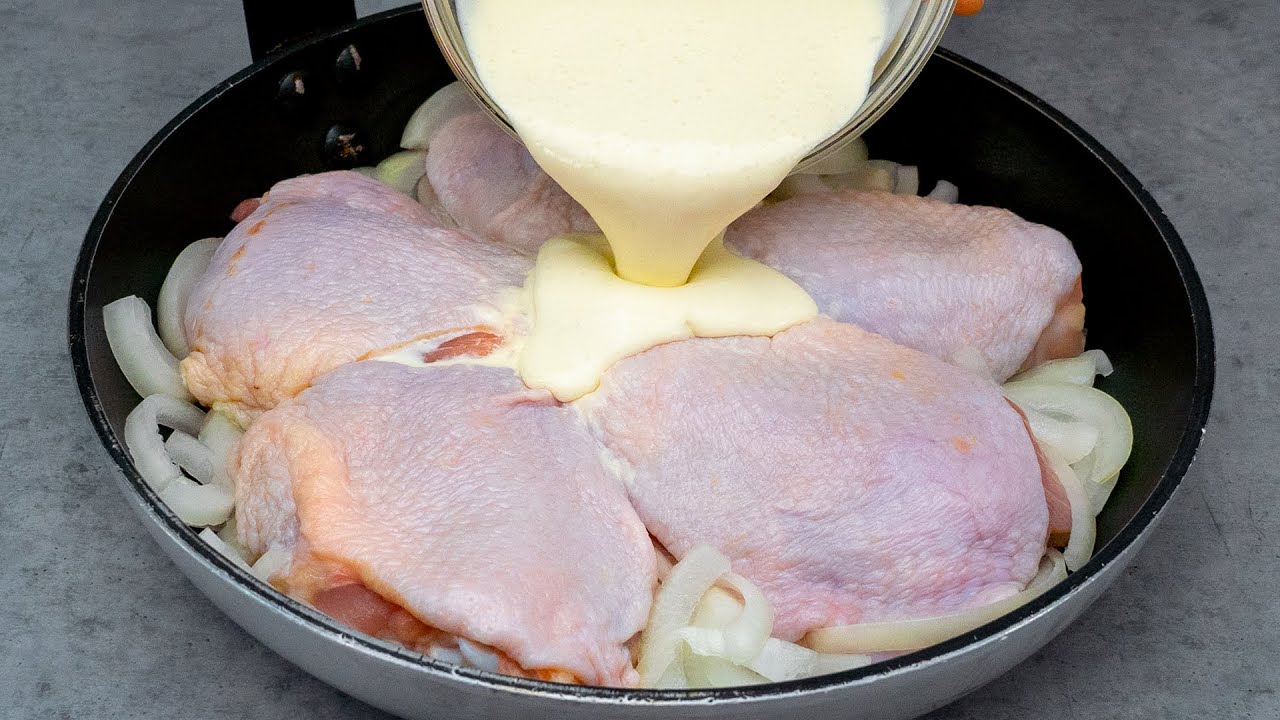 For tasty chicken legs you need a sauce with eggs, mayonnaise and