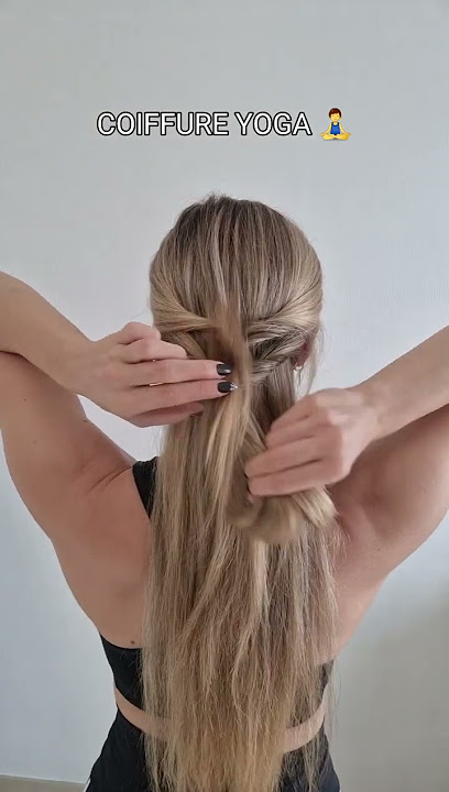 6 COIFFURE POUR LE SPORT cheveux longs pour aller à la GYM 💦 idée coiffure  pratique pour le sport 