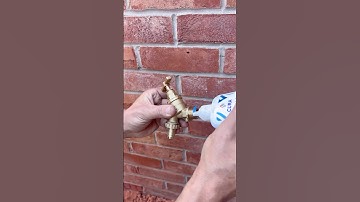 How to Install an Outdoor Tap #asmr #howto #diy #plumbing #foryou
