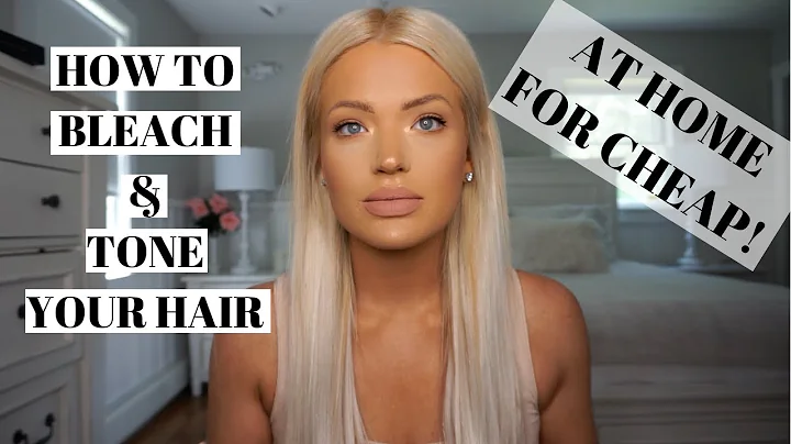 HOW TO BLEACH AND TONE YOUR HAIR AT HOME FOR CHEAP...