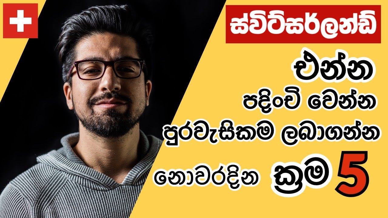 Switzerland 🇨🇭යන්න, ජොබ් එකක් කරන්න, පදිංචි වෙන්න ක්‍රම 5ක්. How to Relocate - Moving to Switzerland