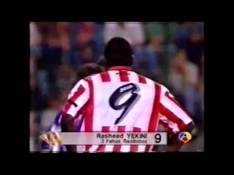 RASHIDI YEKINI DESTROYS REAL MADRID STARS