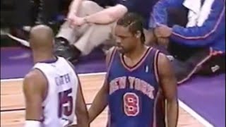 Latrell Sprewell shuts down Vince Carter - 2000 1st Rd Game 3