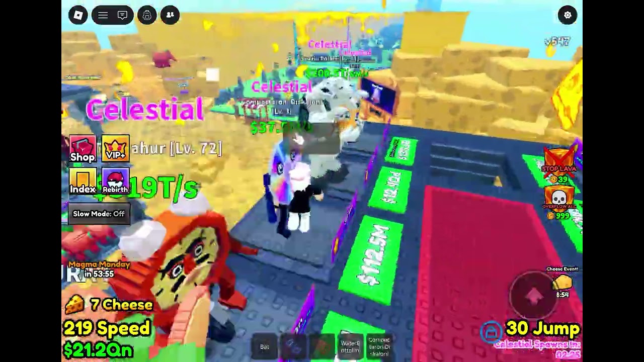 Survive lava for brainrots cheesy event intro