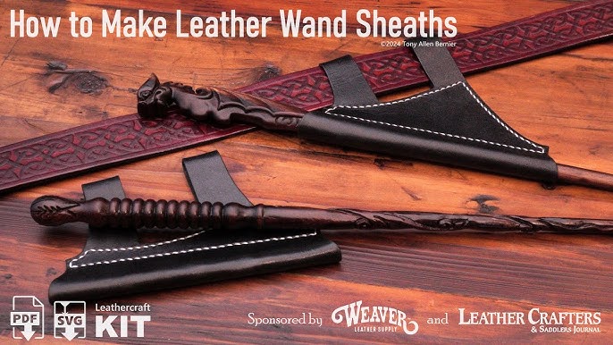 how-to-make-leather-wand-sheaths-with-printable-pdf-patterns-svg-laser-patterns-or-kits-youtube