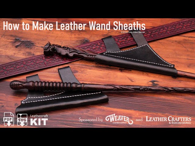 How to Make Leather Wand Sheaths with Printable PDF Patterns, SVG Laser Patterns, or KITs. - YouTube how-to-make-leather-wand-sheaths-with-printable-pdf-patterns-svg-laser-patterns-or-kits-youtube